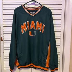 University of Miami Colosseum Pullover Jacket